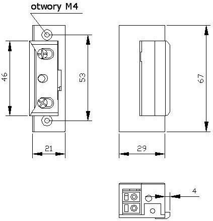 ZACZEP ELEKTRA R4 Z PAM. BEZ BLOK. SYMETRYCZNY ELEKTRA-PLUS