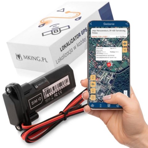 Lokalizator GPS Mking MK02 Śledzenie Pojazdu Łodzi MKING