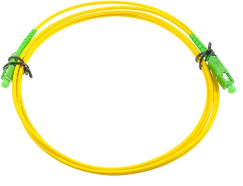 PATCHCORD ŚWIATŁOWODOWY SM 2M SIMPLEX 9/125, SC/APC-SC/APC 3MM OEM