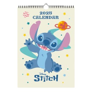 Disney Stitch - Kalendarz ścienny A3 2025 rok (30 x 42 cm)