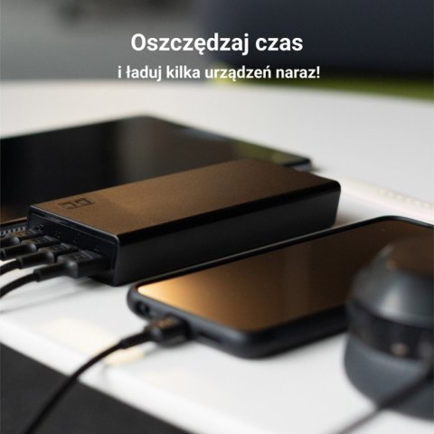 Green Cell PowerPlay20s - Power Bank 20000 mAh z szybkim ładowaniem USB-A QuickCharge 3.0 oraz 2x USB-C Power Delivery 22.5W (cz