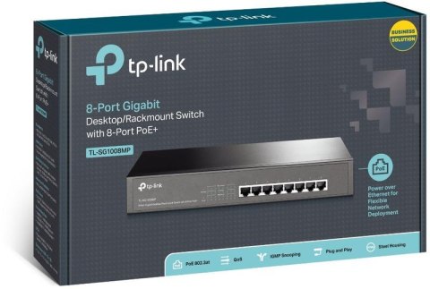 SWITCH TP-LINK TL-SG1008MP TP-LINK