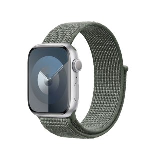 Crong Nylon - Pasek sportowy do Apple Watch 38/40/41/42 mm (Military Green)