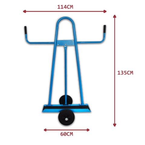 # Wózek platformowy do przewozu płyt drzwi okien 300kg