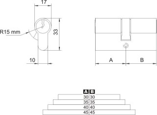 WKŁADKA SYMETRYCZNA NIKIEL 40/40