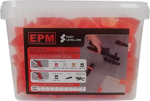 SYSTEM UKŁADANIA PŁYTEK EASY LEVELING 200 KLIPSÓW 1MM