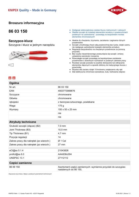 SZCZYPCE-KLUCZ MINI 150MM