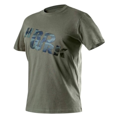 T-SHIRT ROBOCZY OLIWKOWY CAMO, ROZM.M T-SHIRT ROBOCZY OLIWKOWY CAMO, ROZM.M