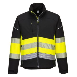 KURTKA OSTRZEGAWCZA SOFTSHELL PW375BKY ROZMIAR XL