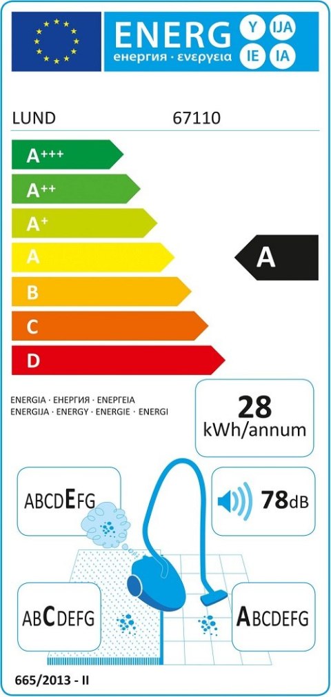 ODKURZACZ PIONOWY 800W 1L.