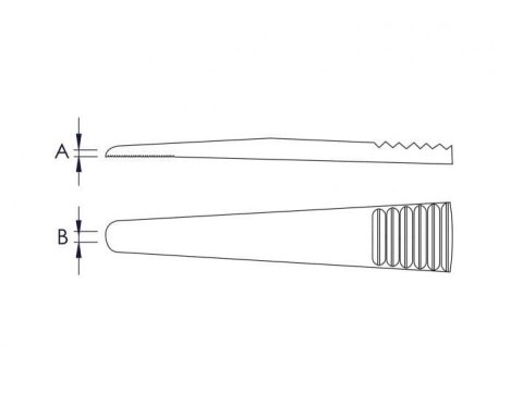 PĘSETA PROSTA 120MM