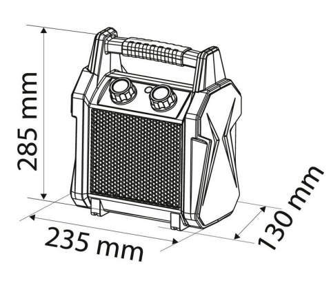 NAGRZEWNICA ELEKTRYCZNA CERAMICZNA PTC 3KW