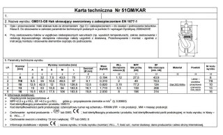 HAK SKRACAJĄCY SWORZNIOWY Z ZABEZPIECZENIEM 10MM G8 WLL3.15T