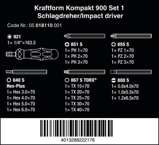 WKRĘTAK UDAROWY KRAFTFORM KOMPAKT 900