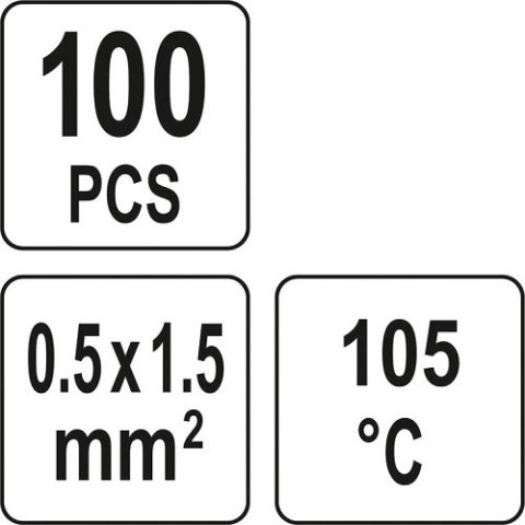 ZESTAW RUREK TERMOKURCZLIWYCH Z CYNĄ 0.5-1.5MM2., 100SZT ZESTAW RUREK TERMOKURCZLIWYCH Z CYNĄ 0.5-1.5MM2., 100SZT