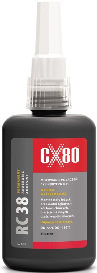 KLEJ DO MONTAŻU ŁOŻYSK I PIERŚCIENI ZIELONY 50ML