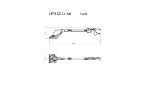 SZLIFIERKA ŻYRAFA DO GIPSU LSV 5-225 COMFORT