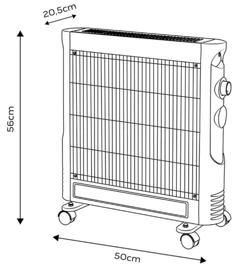 PROMIENNIK KWARCOWY PODCZERWIENI 600W/1200W