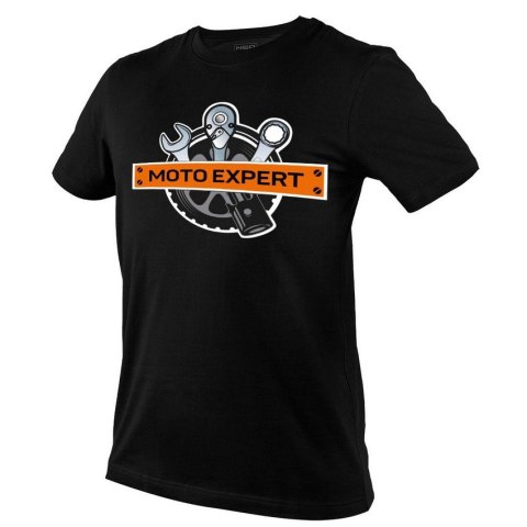 T-SHIRT Z NADRUKIEM MOTO EXPERT ROZMIAR M T-SHIRT Z NADRUKIEM MOTO EXPERT ROZMIAR M