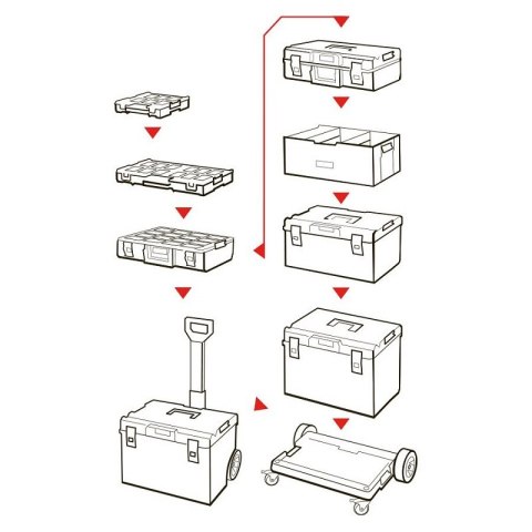 SKRZYNKA NARZĘDZIOWA QBRICK ONE SYSTEM 450 TECHNIK