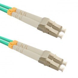 PATCHCORD ŚWIATŁOWODOWY MM 1M DUPLEX 50/125um OM3, LC/UPC-LC/UPC OPTIX