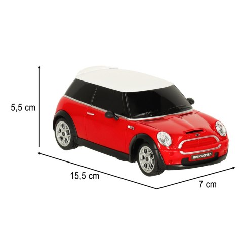 Samochód zdalnie sterowany Rastar 15000 MINI COOPERS 1:27 czerowny