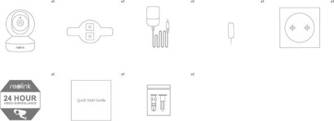 Kamera IP Reolink E Series E330 Czarna Wi-Fi 4MPx REOLINK