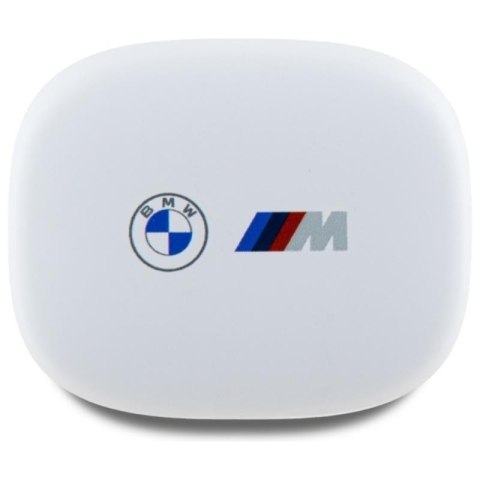 BMW Printed Logos - Słuchawki Bluetooth TWS ENC + etui ładujące (biały)