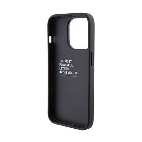 BMW Grip Stand Smooth & Perforated - Etui iPhone 15 Pro Max (czarny)