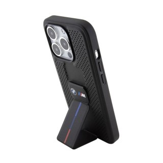 BMW Grip Stand Smooth & Perforated - Etui iPhone 15 Pro (czarny)