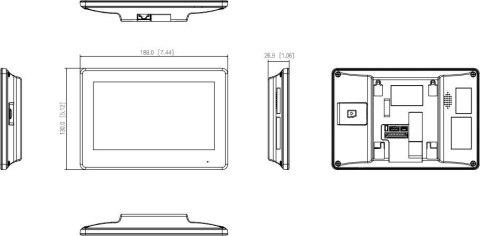 Monitor wideodomofonu DAHUA VTH5422HB-W DAHUA