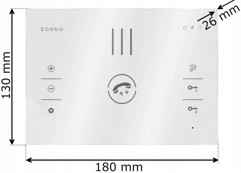 Zestaw domofon ORNO OR-DOM-BA-933/B ORNO