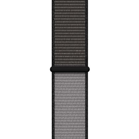 Crong Nylon - Pasek sportowy do Apple Watch 44/45/46/49 mm (Night Grey)