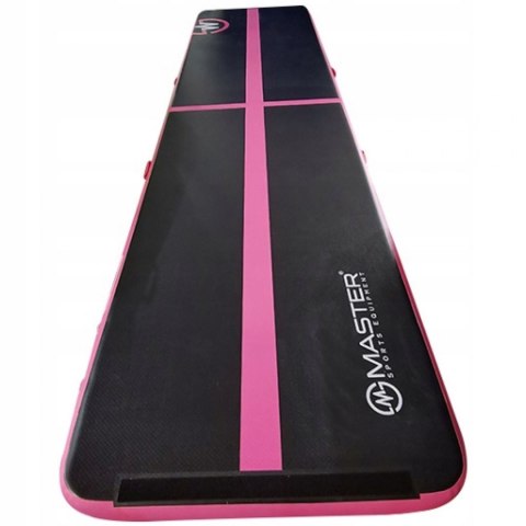 AirTrack Dmuchana Mata Gimnastyczna MASTER 400 x 100 x 10 cm Black-Pink