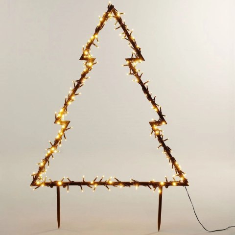 Choinka świecąca zewnętrzna metalowa 300 LED 125 cm Choinka świecąca zewnętrzna metalowa 300 LED 125 cm