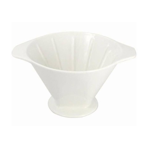 FILTR DO KAWY LEJEK PORCELANOWY BIAŁY DRIPPER