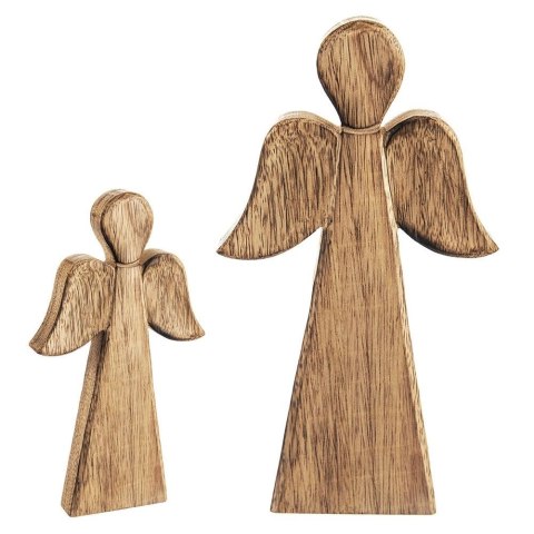 Figurka anioła drewniana 13x24 cm Figurka anioła drewniana 13x24 cm