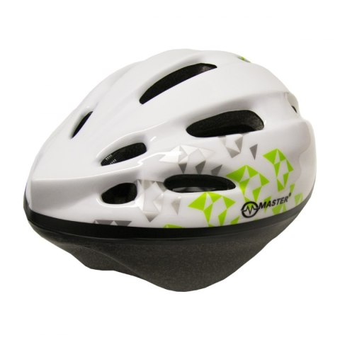 Kask Rowerowy Biały MASTER Flash M