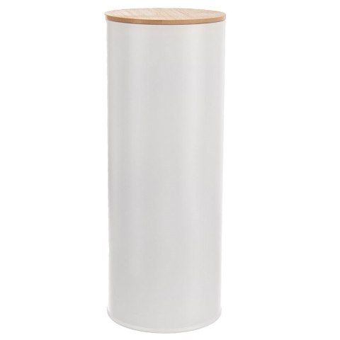 Pojemnik kuchenny na spaghetti metalowy / puszka biała WHITELINE 28,5 cm