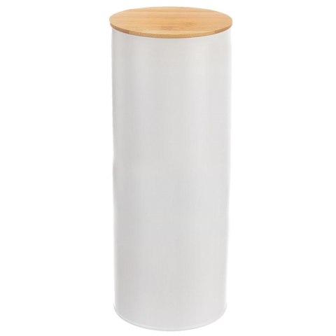 Pojemnik kuchenny na spaghetti metalowy / puszka biała WHITELINE 28,5 cm