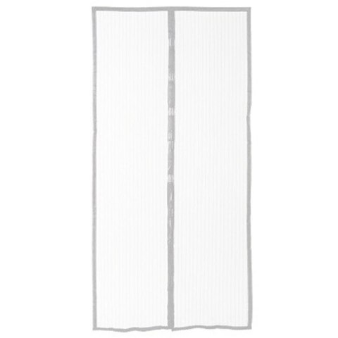 Siatka moskitiera magnetyczna z magnesem na drzwi owady komary biała 212x100 cm