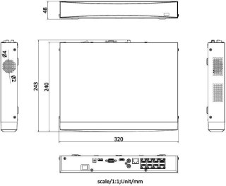 Rejestrator IP HIKVISION DS-7608NXI-K1/8P(D) HIKVISION