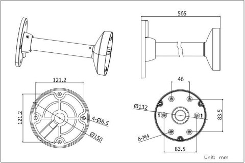 UCHWYT HIKVISION DS-1271ZJ-130-TRL HIKVISION