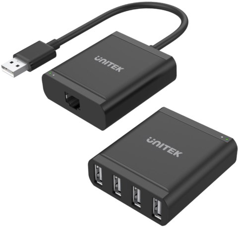 Unitek Y-2516 przedłużacz USB 2.0 po skrętce 4xUSB UNITEK