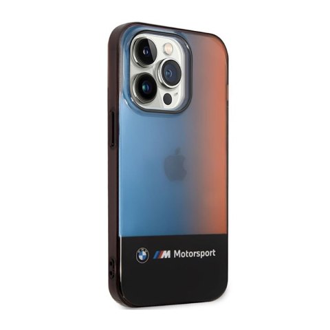 BMW Half Tricolor - Etui iPhone 14 Pro Max (czarny)