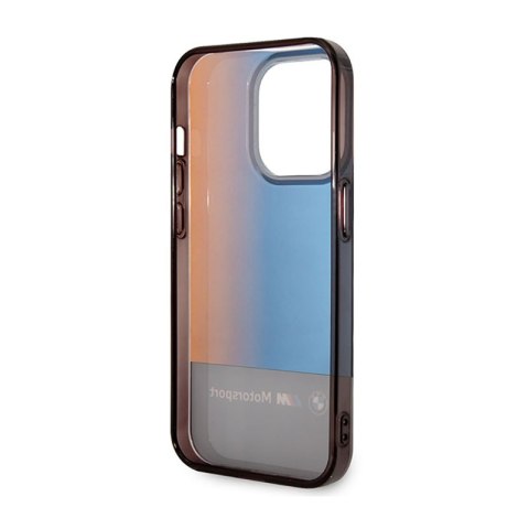 BMW Half Tricolor - Etui iPhone 14 Pro Max (czarny)