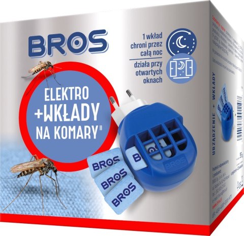 ELEKTROFUMIGATOR +10 WKŁADÓW NA KOMARY