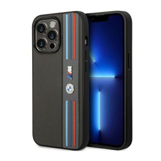 BMW Tricolor M Collection - Etui iPhone 14 Pro Max (szary)