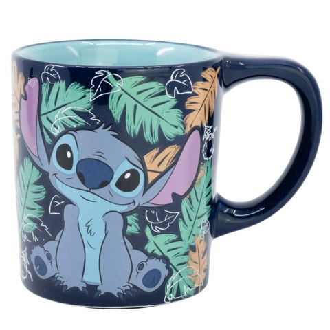 Disney Stitch - Nieprzewracalny kubek ceramiczny Dropsafe z kolekcji Ohana 300 ml