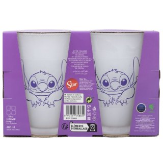 Disney Stitch - Zestaw dwóch szklanek w ozdobnym pudełku (490 ml)